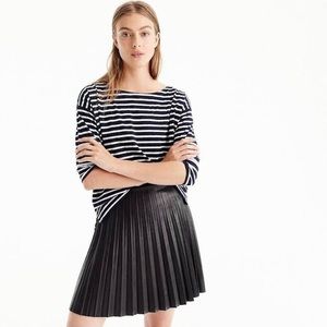 J. Crew Factory Mini Faux Leather Skirt